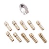 IWOMA 11PCS Brass Collet FitsDremel Rotary Tools Including 0.5/0.8/1.0/1.2/1.5/1.8/2.0/2.4/3.0/3.2mm 11