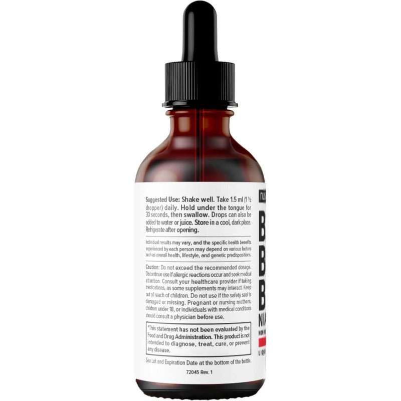 2 Pack Vitamin B12 and B6 Liquid Drops B12 Sublingual