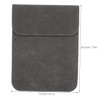 jojofuny E-Reader Cover Handmade Pu Ebooks Reader Case Deep Grey
