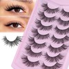 ALICE False Eyelashes Fairy Lashes Wispy Cat Eye Lashes Spiky