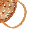 TOVINANNA 6pcs Miniature Woven Baskets with Handles Tiny Flower Baskets