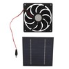 10W Solar Powered Panel Exhaust Fan Mini Ventilator Waterproof for