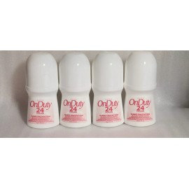 Avon ON DUTY 24 Hours CLEAR PROTECTION Roll-on Deodorant 1.7 fl.oz LOT of 4