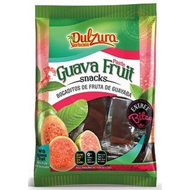 Dulzura Borincana Kit: Vegan Guava Fruit Snack Bars (4 Pack) 4.64oz Each Bag - Non GMO Gluten Free