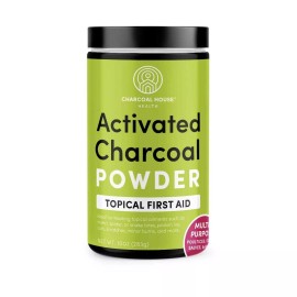 Charcoal House Hardwood Activated Charcoal Powder – Topical First Aid 10 oz.