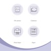 Circular Paper Cutter 360 Degree Rotation Clear Scale Slide Adjustment