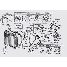 Toyota FACTORY TOYOTA LAND CRUISER 1980-1983 INLET HOSE 1657161042 | 16571-61042 OEM