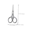 Healeved Professional Eyebrow Trimmer Scissors for Men Stainless Grooming Tools