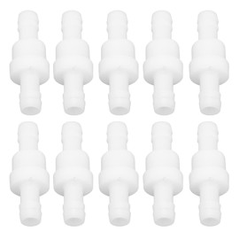 Válvula antirretorno, válvula de retención PE resistente al ozono 0506 capacidad de carga para peceras, alimentos y bebidas, equipos médicos 10 mm