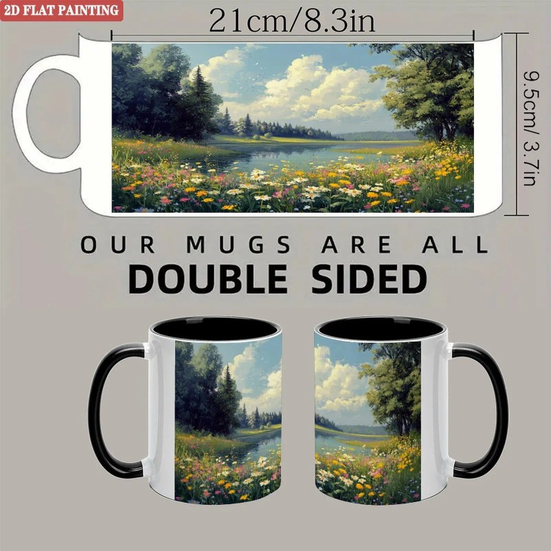 11oz Ceramic Mug Sublimation Blank Cup for Custom Design Low
