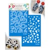 KEOKER Animal Print Silk Screen for Polymer Clay, Snake Pattern