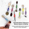 Multicolor Magnetic Measuring Spoons Set with Leveler - Stainless Steel,