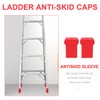 ANDRESLAD 2pcs Ladder Top Protector Pads Non-Slip Ladder End Caps