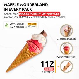 OldSoul Professional Cone Waffle Mix | Original Flavour | Batter Mix | GLUTEN FREE | 5 Lbs | 122 Ice Cream Cones (5 Lbs, Gluten Free)