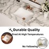 16"W x 12"D Undermount Bathroom Sink Rectangular Small, Los Flexi