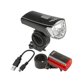 M Wave Atlas K11 USB 28 LED Set, Black, One Size