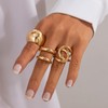 Chunky Rings for Women Silver Stacking Rings Gold Rings Set
