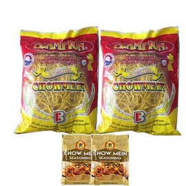Generic Champion Chow Mein 12oz 2-Packs with Chief's Chowmein Seasoning 40grams 2 Bags