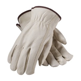 PIP 70-368/L Premium Grade Top Grain Pigskin Leather Driver's Glove, Keystone Thumb