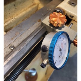 KD-CustomPrints Clausing 100 MK3 12 in.  lathe carriage Dial Indicator Holder!(3d Print)