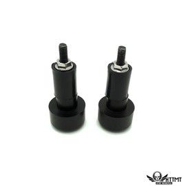 SMT- 2x 7/8" Motorcycle Anti Vibration Handle Bar End Plug Ends Caps Compatible With 22mm Grips