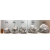 Ordi ASW-HN45-10 Trash Bags, 10.1 gal (45 L), Translucent, Pack