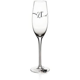 Me to You 21st Birthday Engraved Champagne Glass Flute, Gift Boxed
