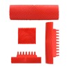 QWORK® 4Pcs Wood Grain Tool, Wood Pattern Painting Tool Rubber