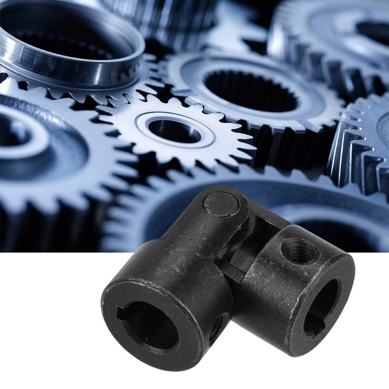 Shipenophy Universal Joint Shaft Coupling, U Joint Coupler Metal Keyway