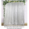 ShiDianYi Silver Sequin Backdrop 8FTx10FT Sequin Photography Backdrop Silver Wedding