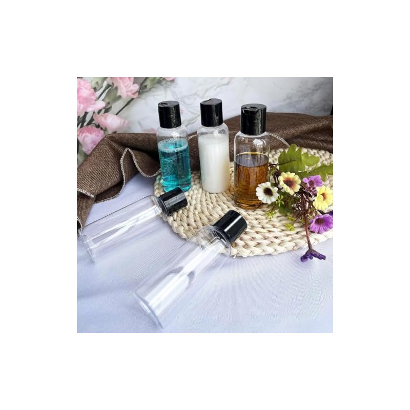 Set de Viaje 5 Botellas Portátiles para Champú, 100ml