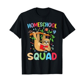 Homeschooling sloth Happy First Day of School homeschool T-Shirt