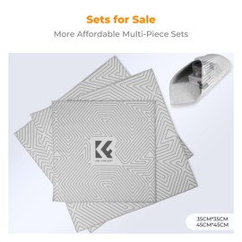 K&F Concept Protective Wrap for Cameras, DSLR/Photo Equipment, Protective Wrap, Camera Cloth Grey, gray, Velcro fastener