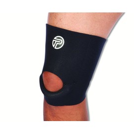 Pro-Tec Athletics Short Sleeve Knee Support (Large) Black