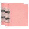 PLUS Flat Plastic File Binder, A4-S, safety pink