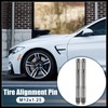 Hihaha 2pcs Car Stainless Steel Wheel Hangers Alignment Pin Tire