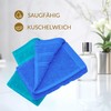 Lashuma Small Guest Towels Green 30 x 30 cm 6-Piece