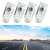 Lzmytsdklo 4Pcs Car Door LED Projector, Puddle Lights Door Lights