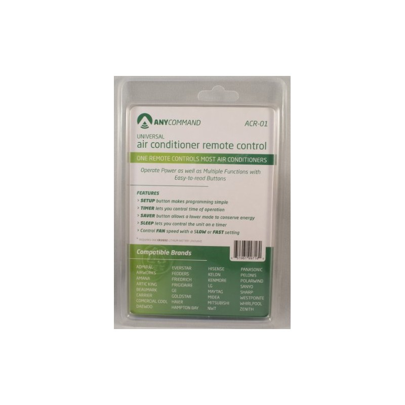 ANYCOMMAND Universal Air Conditioner Remote Control, AC Remote for Over