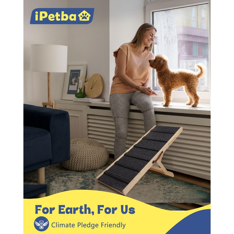 iPetba Dog Ramp for Bed & Couch for Small &