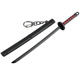 CRNSATG Demon Slayer, Sword Keychain Mini Katana Keychains Anime Key Chain Cosplay Pendant Gift, 17cm