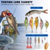 THKFISH Fishing Lures Kit, Bass Fishing Gear Kit for Freshwater