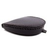 Mens Real Leather Coin Tray Purse LARGE 8cm x 9cm