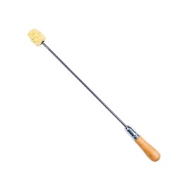 Handled Fire Eating Torch – 1 Inch Woven Kevlar MoonBlaze Head – 16 Inches Long – Sold Individually – Fire Breathing, Spitting, Flow, Circus, Dance Prop – For Festivals & Performances – By FIRE MECCA