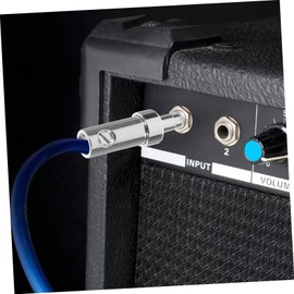 TEHAUX 4pcs Silver Plated Banana Plugs for Audio Connection Compact Durable for Speakers Video Receivers Sound Systems Enhance Audio Quality Reduce Noise