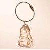 Anpyxun 6 Pcs Cat Hair Keychain Keepsake - Clear Acrylic