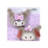 Sanrio Mikko Illustrations Hair Clip Set Kuromi Right-facing and Left-facing
