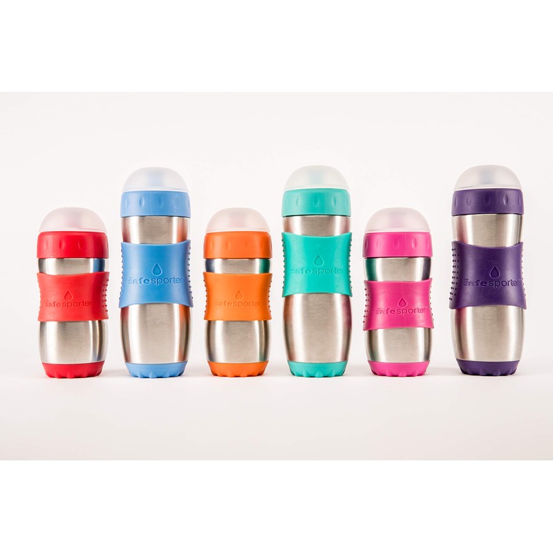 Kid Basix Safe Sporter Trinkflasche 355 ml, red