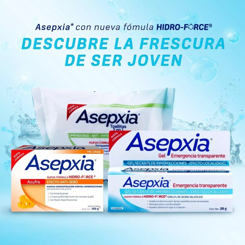 Genomma Lab Asepxia Jabón Farma Ultra-Humectante. Barra Con 100g.