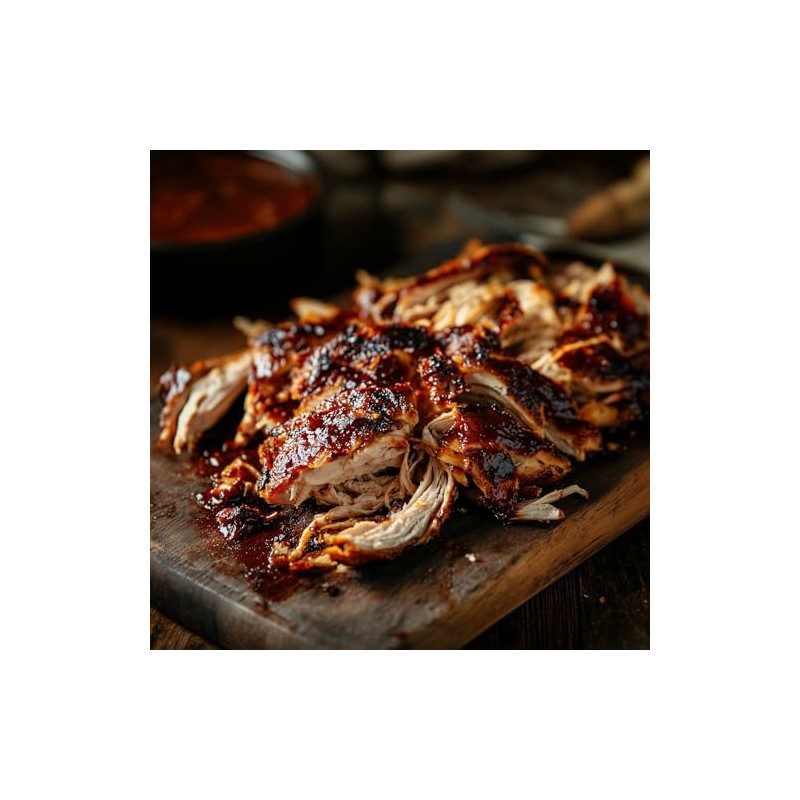 Beachsquatch Peach Bourbon BBQ Sauce, 19 ounce jar